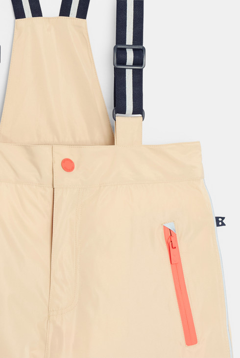 Boy's beige bib ski trousers 2