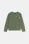 Sweat-shirt moucheté kaki Garçon