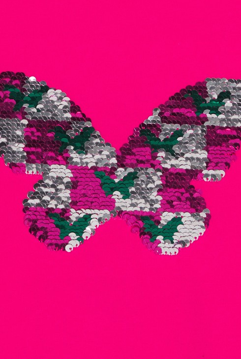 Ružičasta majica dugih rukava s čarobnim šljokicama za djevojčice 2