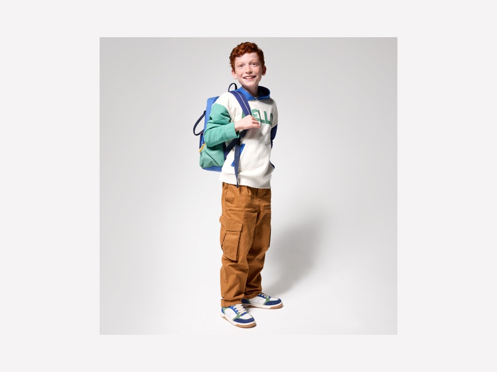 Pantalon cargo marron Garçon 1