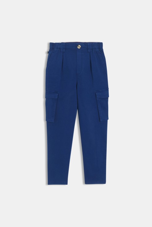Pantalon cargo bleu Garçon 1