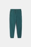 Pantalon jogpant en toile vert Garçon