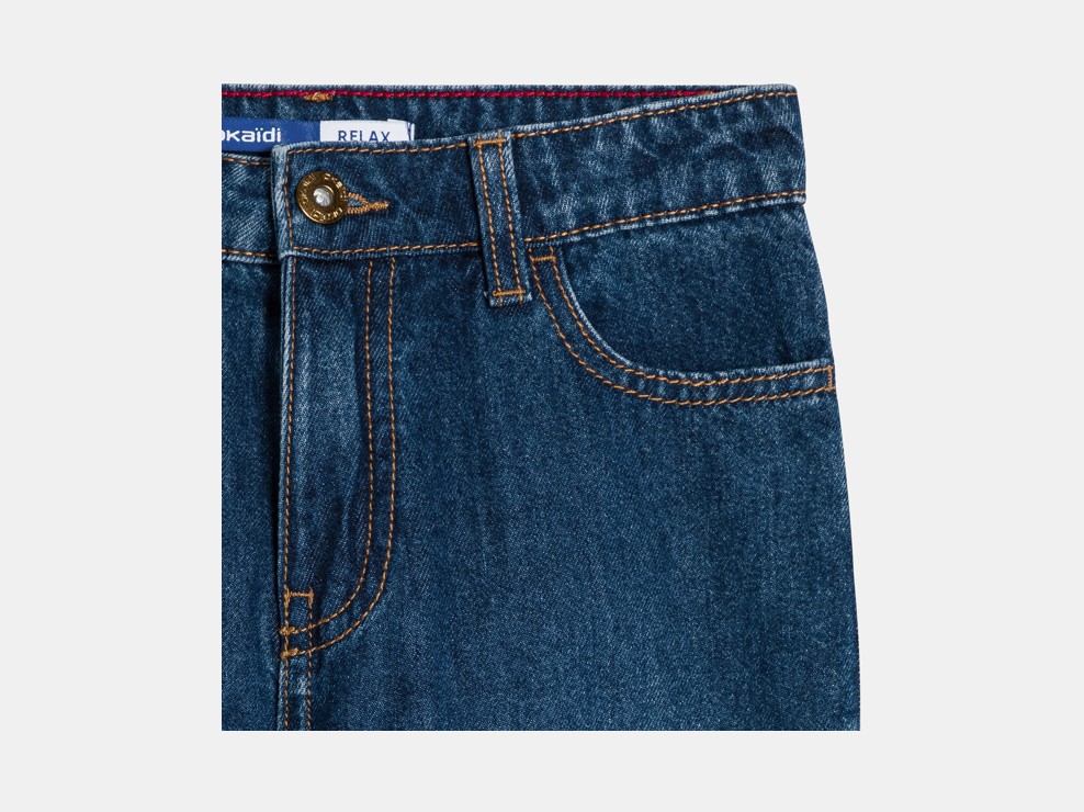 Blaue Relax-Jeans aus Denim für Jungen 2