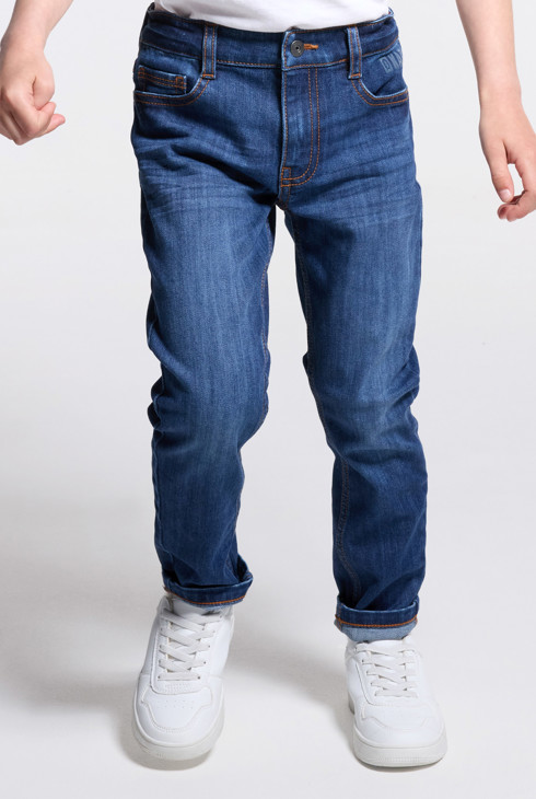 Jean cargo bleu Garçon 2