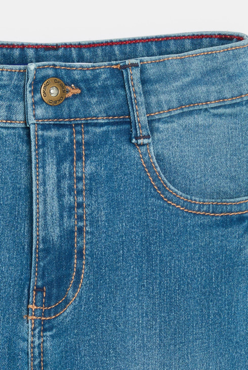 Jean skinny bleu Fille