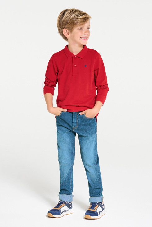 Vaquero skinny azul niño 1