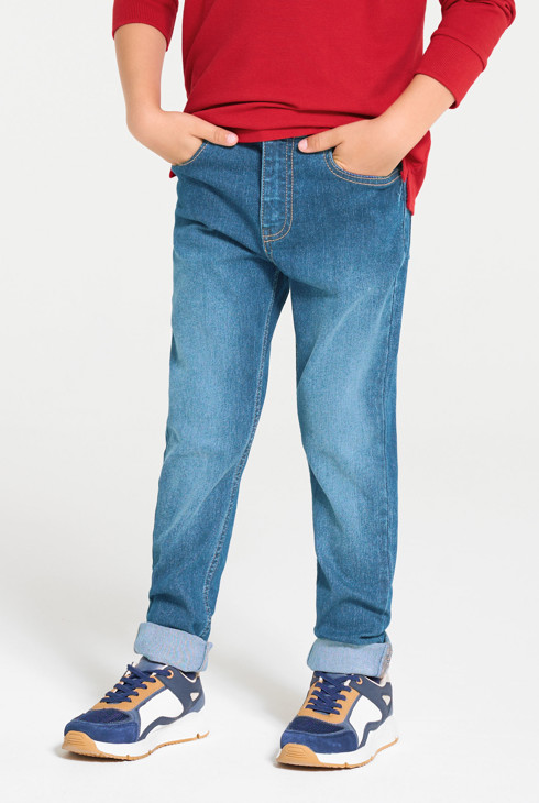Skinny-Jeans in Blau für Jungen 2