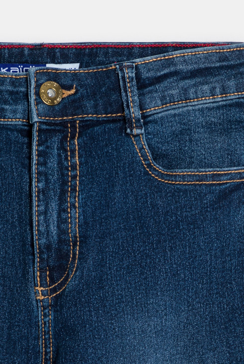 Jeans slim garçon bleu