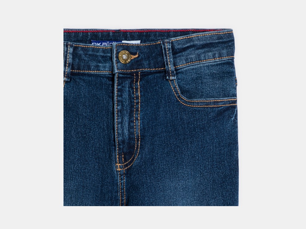 Jeans Slim Jungen blau 2