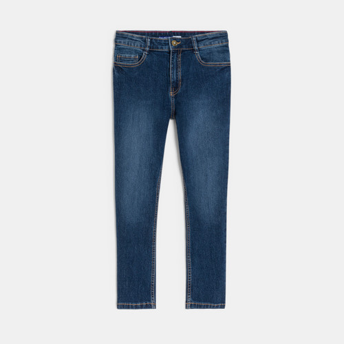 Jeans Slim Garçon Bleu - Denim Dark Blue - 3A - OKAIDI