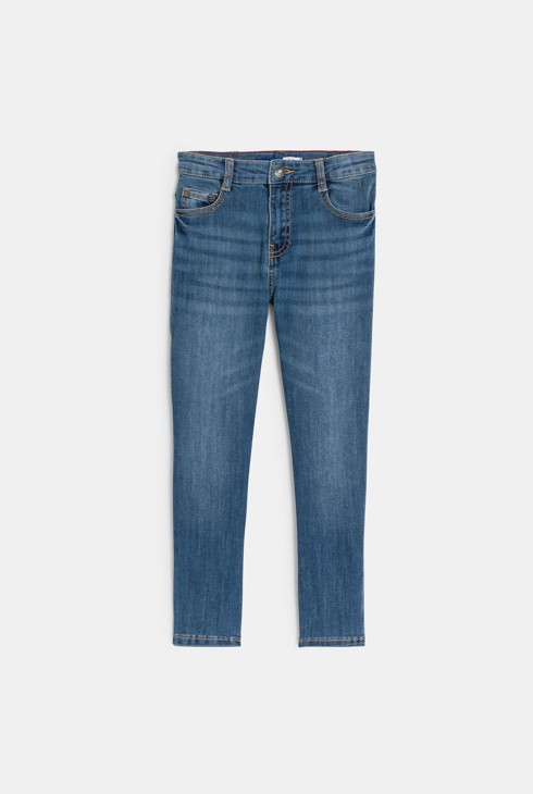 Jean slim double stone bleu garçon 1