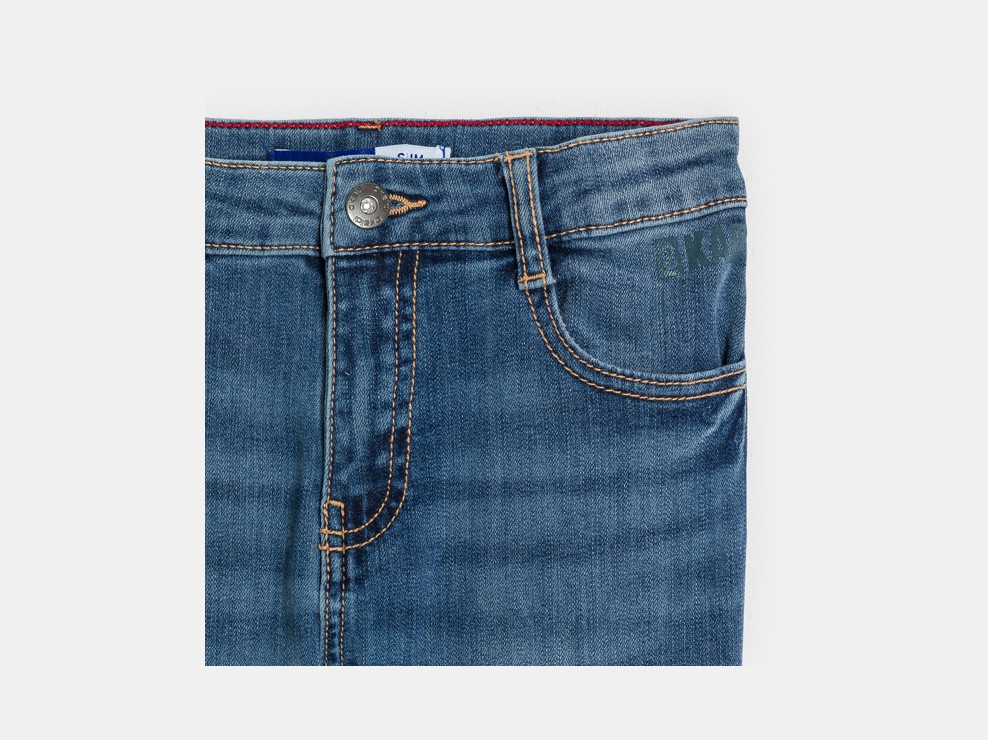 Jeans Slim Double Stone Washed blau Jungen 2