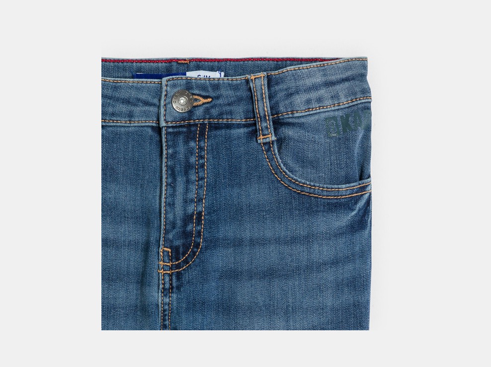 Jeans Slim Double Stone Washed blau Jungen 2