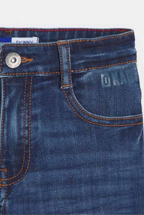 Vaqueros skinny azul niño 2