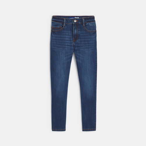 Jean Skinny Bleu Garçon - Denim Dark Blue - 6A - OKAIDI