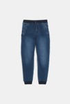 Jean jogpant en denim délavé Garçon