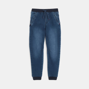 Jogginghose aus verwaschenem Denim für Jungen