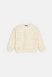 Sweat-shirt brodé beige Fille