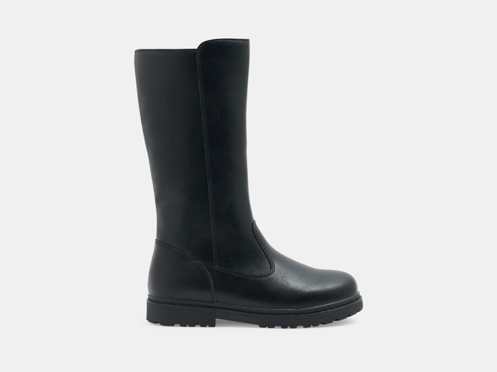 Botte cavalière noir fille 1