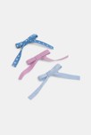 2 barrettes nœud fantaisie bleu Fille