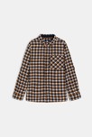 Chemise à carreaux marron Garçon