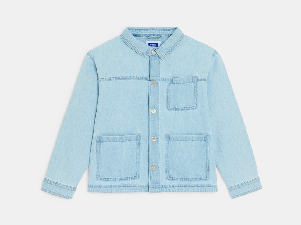 Worker-Jeansjacke blau Jungen 2