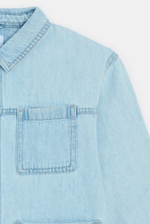 Veste denim worker bleu garçon