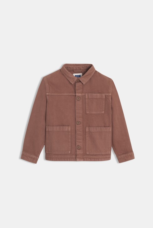 Smeđa worker traper jakna za dječake 2