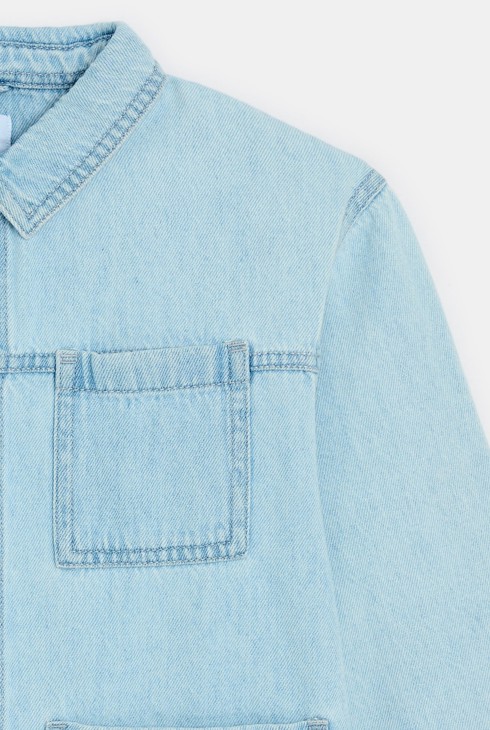 Veste denim worker bleu garçon