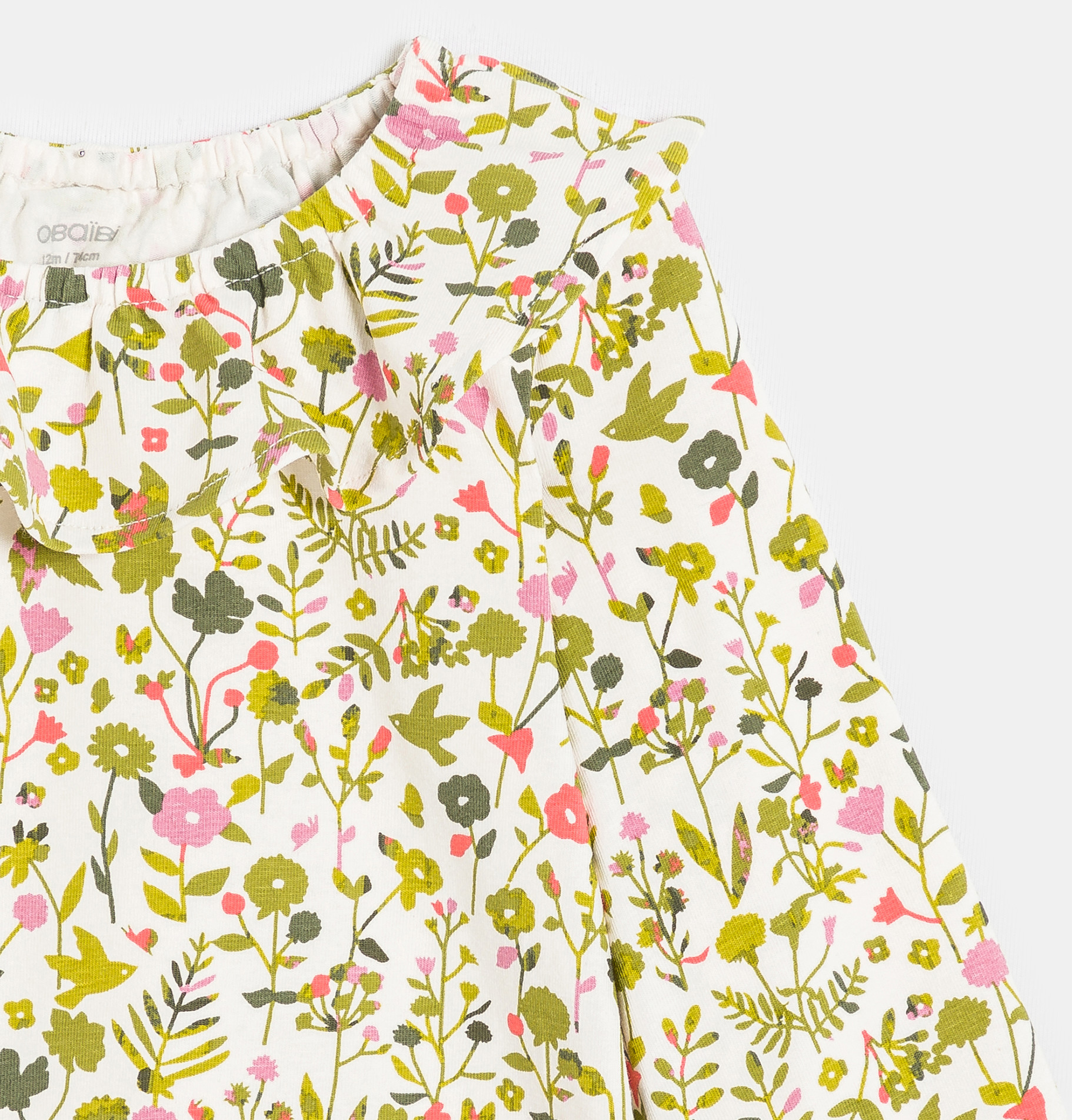 Bijela bluza s printom za djevojčice 2