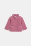 Veste polaire fille rose