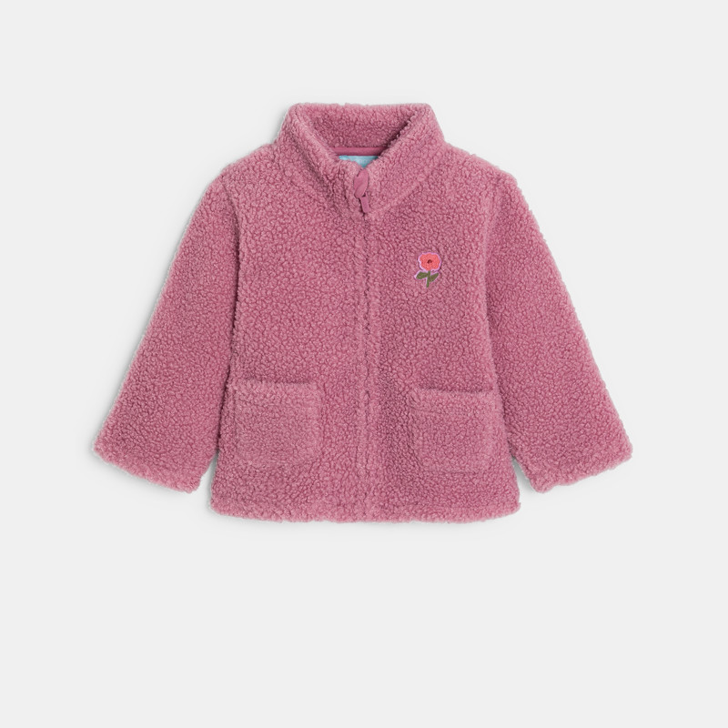 Fleecejacke für Mädchen rosa