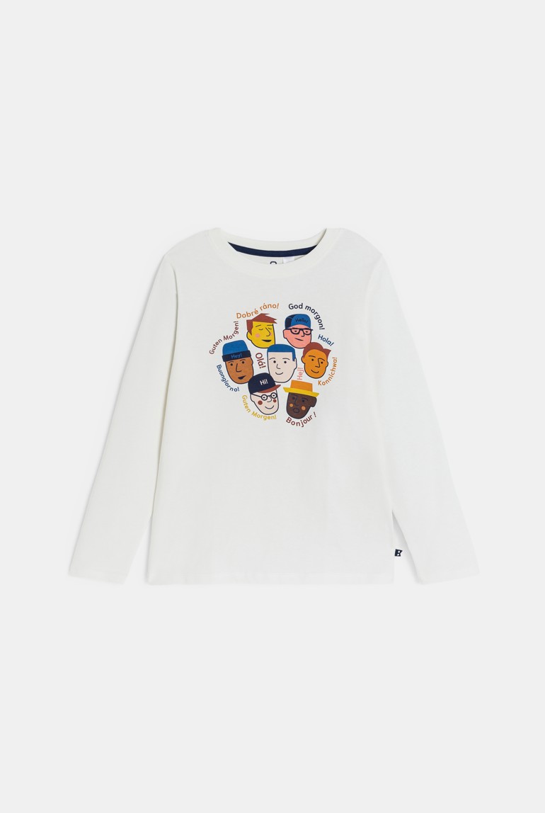 Camiseta blanca niño 1