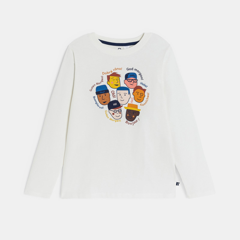 T-Shirt Jungen weiß