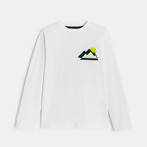 T-Shirt weiß mit Motiv Jungen