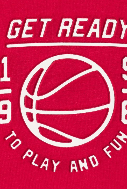 Langärmeliges T-Shirt mit Schriftzug für Jungen 2