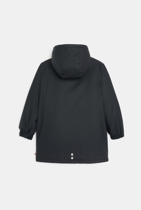 Parka mit Kapuze Fellbesatz  Grau Jungen 2