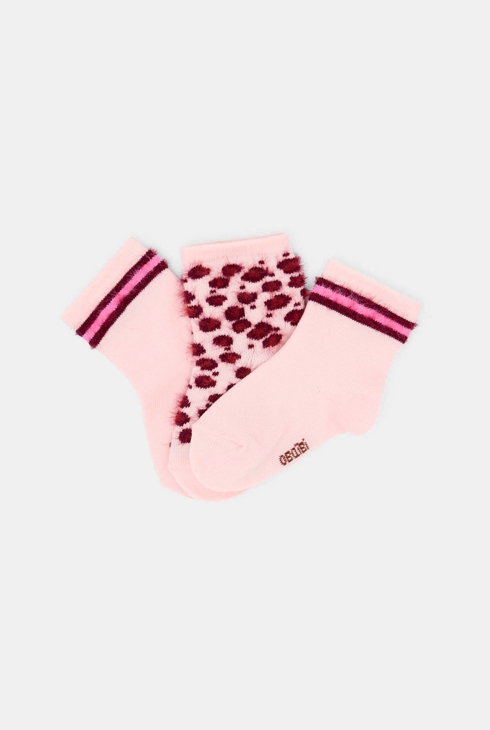 Calzini morbidi rosa per neonata (confezione da 3 paia) 1