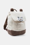Sac à dos peluche écru bébé