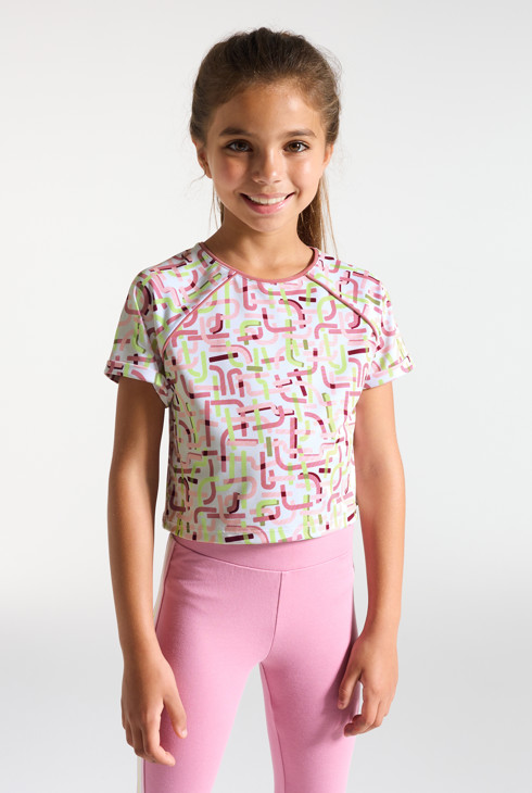 Camiseta niña motivos gráficos de colores 1