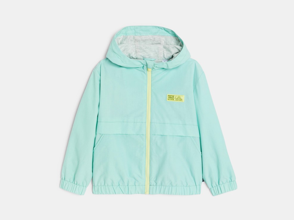 Wasserabweisende Windjacke mit Kapuze für Mädchen 1