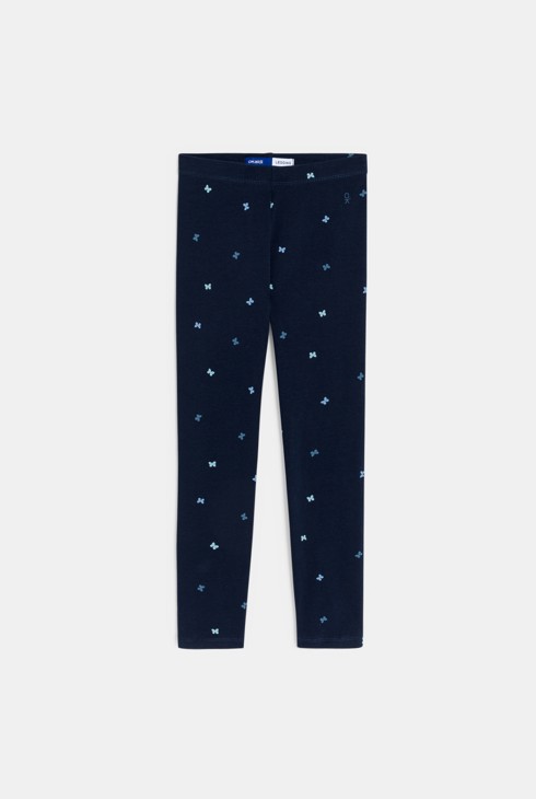 Legging mariposa azul niña 1