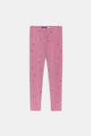 Legging long motif papillon rose Fille