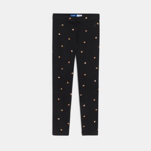 Legging papillon fille noir