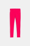 Legging à bandes rose Fille