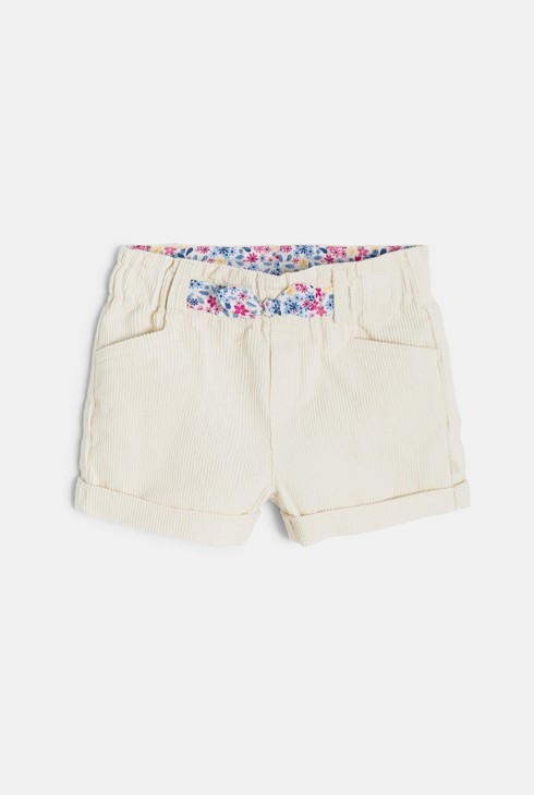 Shorts Cord beige Kleinkind Mädchen 2