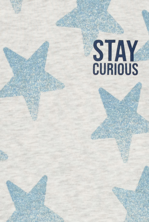 Pyjama étoilé 2 pièces gris Garçon