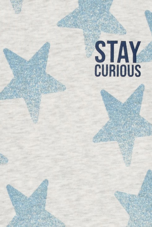 Pyjama étoilé 2 pièces gris Garçon