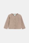 Gilet en maille beige bébé fille