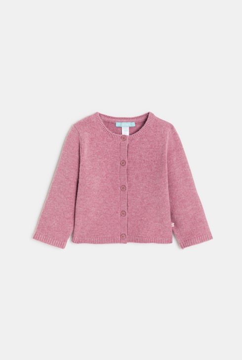 Strickjacke rosa Kleinkind Mädchen 1
